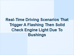 Decoding the Flashing and Solid Check Engine Light