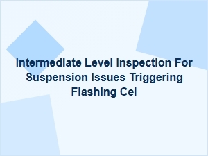 Diagnosing Flashing Cels From Intermediate Suspension Checks